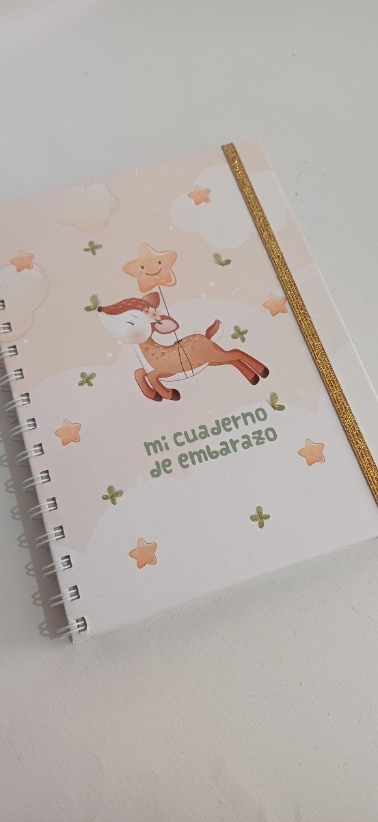 Producto - Cuaderno de embarazo: Ciervito beige - 1