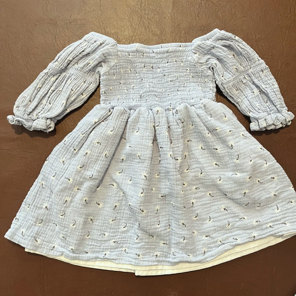 Producto - Vestido Flores Celeste 2A