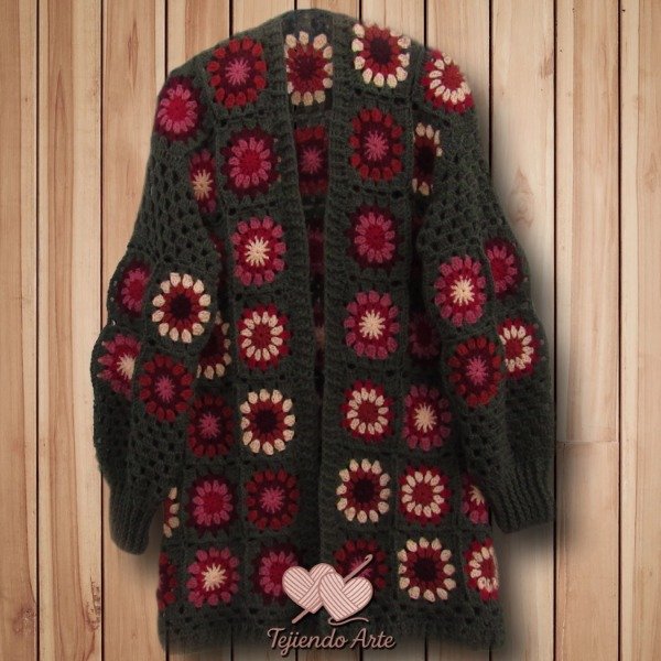 Producto - Saco Largo Josefina Verde Oliva
