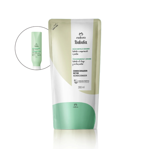 Producto - Rep/Acondicionador detox Té de hiervabuena y jengibre