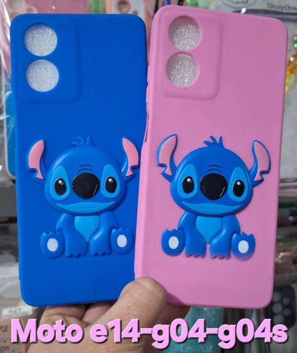 Producto - Fundas silicona Stitch. Moto e14-g04-g04s