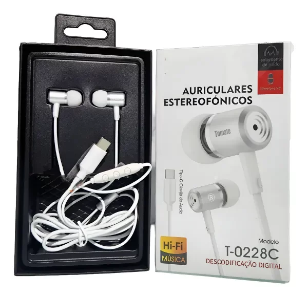 Producto - MANOS LIBRES TIPO C T-0228C