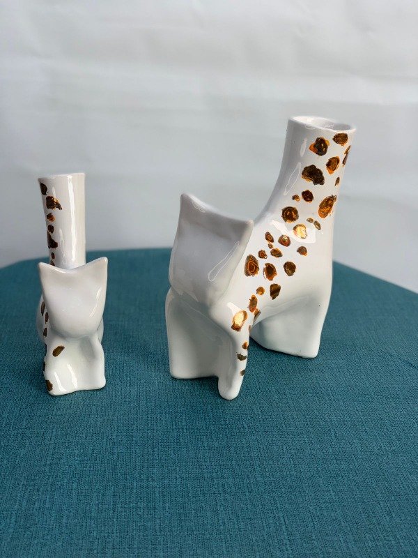 Producto - SET DE FLOREROS GATITOS BLANCOS
