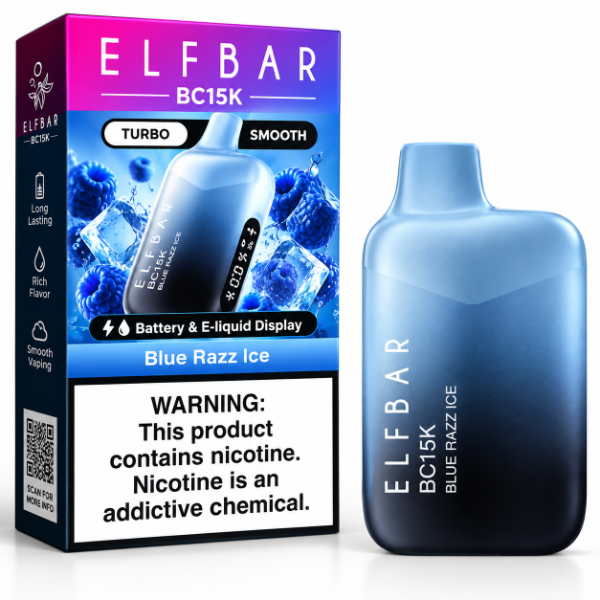 Producto - ELF BAR BC 15K - BLUE RAZZ ICE - 0