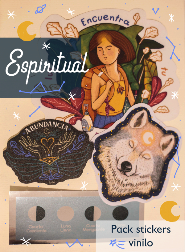 Producto - Pack stickers vinilo "Espiritual"