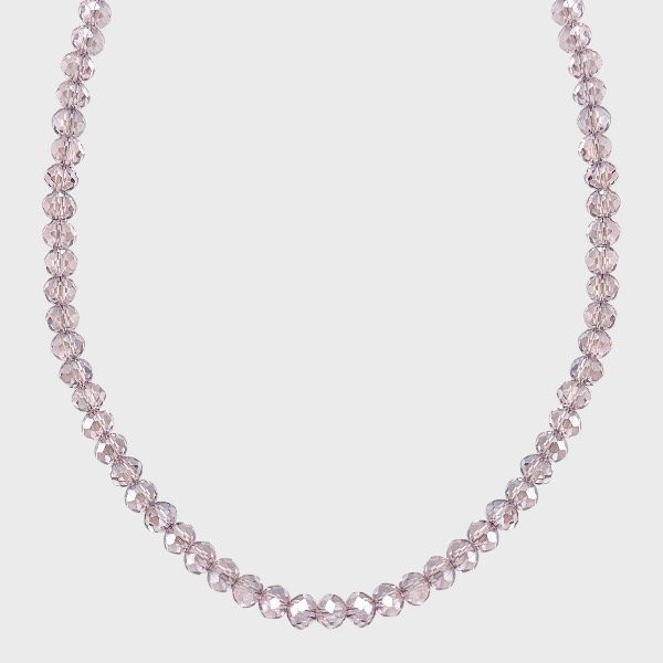 Producto - Collar de cristal checo y acero quirúrgico - 6mm