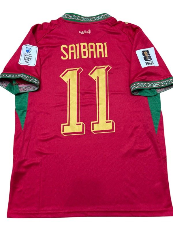 Producto - Marruecos local 2026 Version hincha - 11 Saibari Parches Mundial - 1