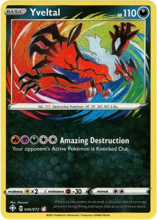 Producto - Yveltal - 046/072 - Shining Fates - Holo