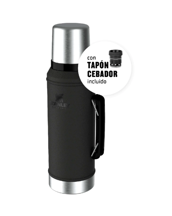 Producto - STANLEY CLÁSICO CON MANIJA 950 ML NEGRO