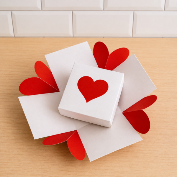 Producto - Box Explosiva corazón - 12x12x10 - 1