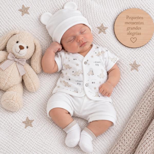 Producto - Ajuar Estampado Bebe M/C - 0