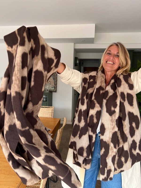 Producto - Pashmina animal print sahara