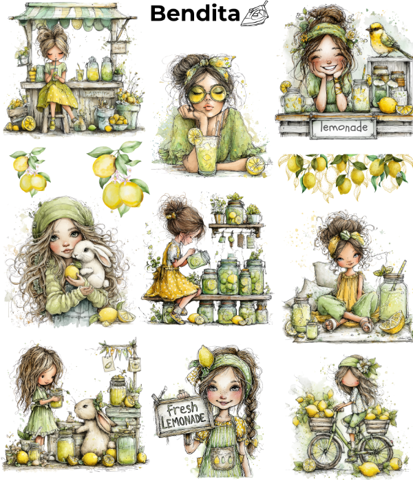 Producto - Bendita Plancha 035 Nenas con limones