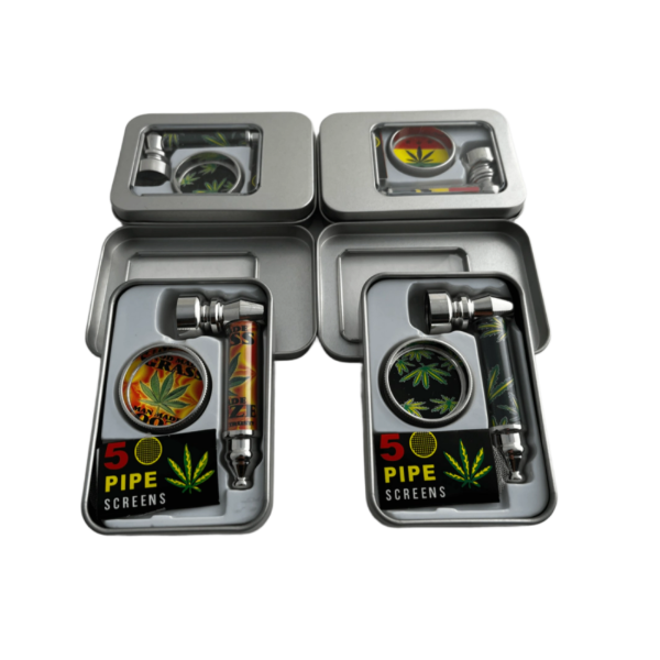 Producto - SET PIPA PICADOR LATA C/REJILLA