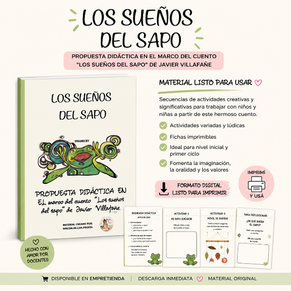 Producto - LOS SUEÑOS DEL SAPO