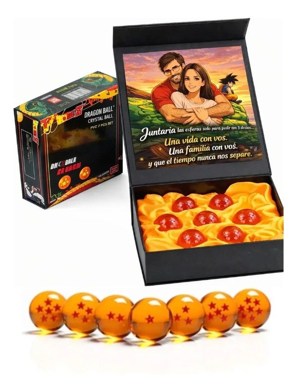 Producto - Esferas del Dragon Personalizada Con Imagen Impresa Para Regalar