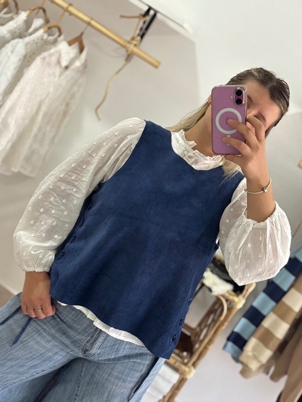 Producto - CHALECO CAUTIVO - azul.