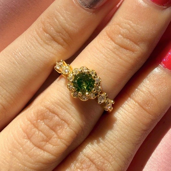 Producto - Anillo Corine-Cobre enchapado en oro 18k