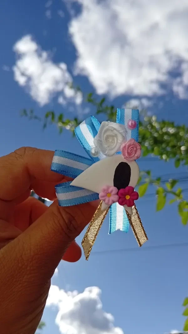 Producto - Escarapela pañuelo rosa