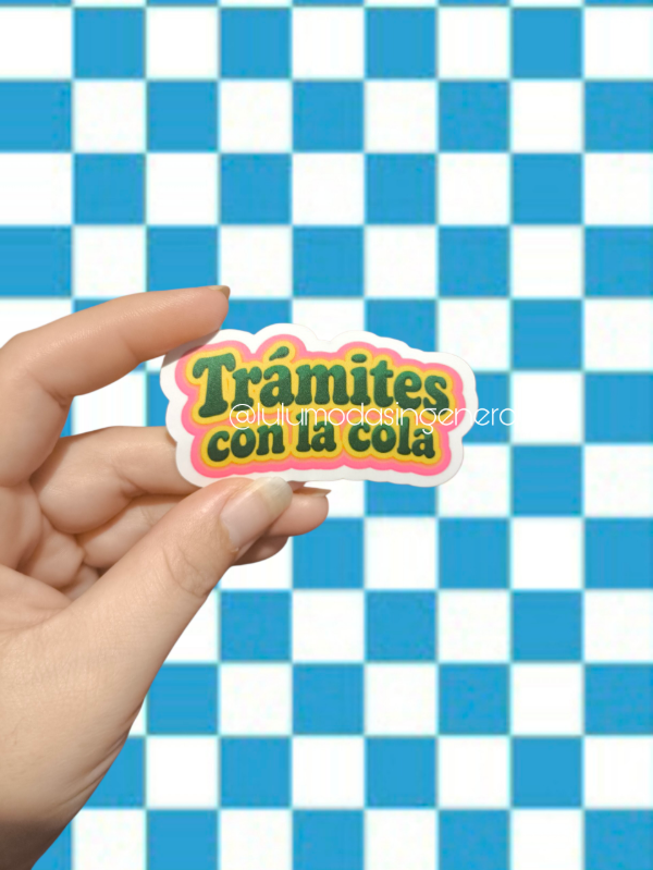 Producto - Sticker Vinilo trámites con la Martin cirio
