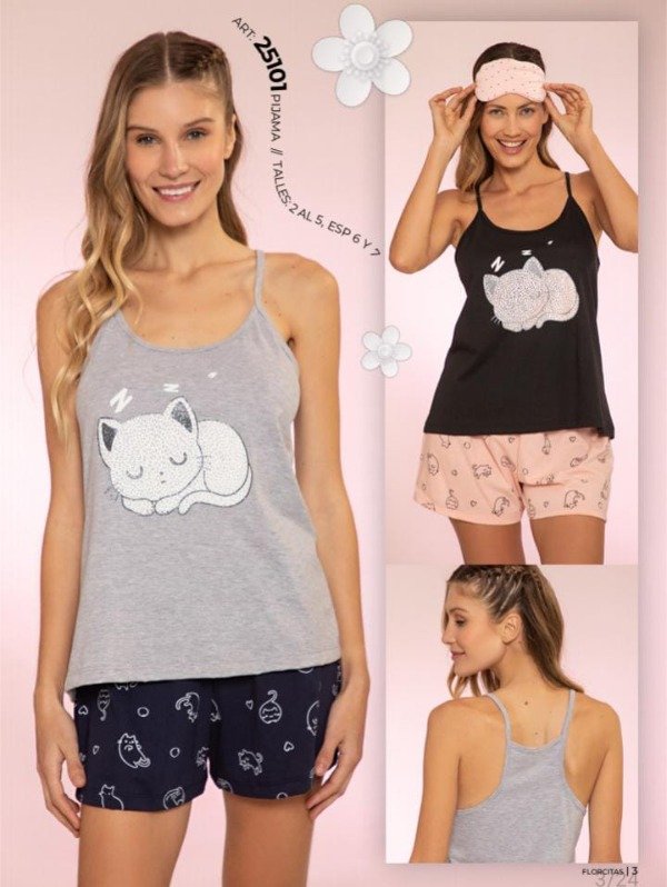 Producto - Pijama de algodón. Verano
