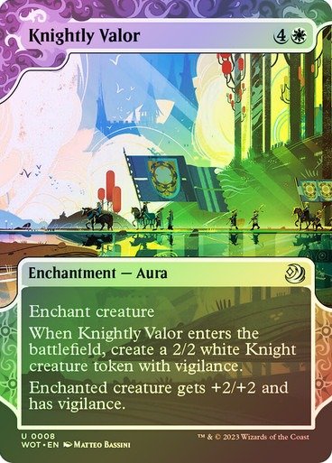 Producto - Knightly Valor Foil  Enchanting Tales