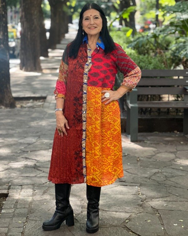 Producto - Vestido/Kimono Patchwork  Código 002. Talle único