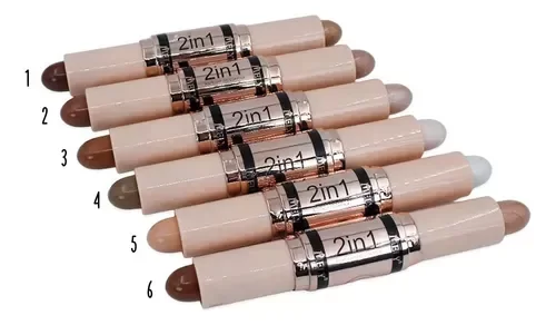 Producto - Contorno e Iluminador en Barra 2 en 1 Glam Stick Mely