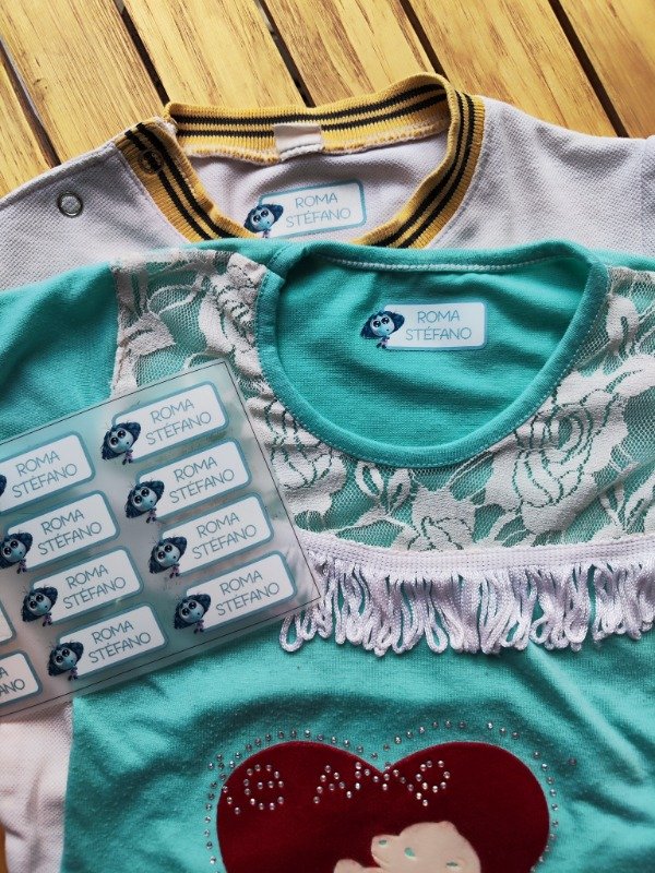 Producto - Etiquetas textiles para planchar