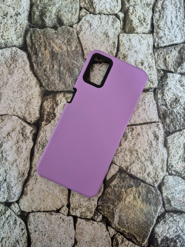 Producto - Funda alto impacto Moto E22 lila