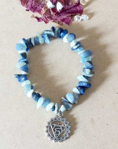 Producto - PULSERA CHAKRA LARINGEO
