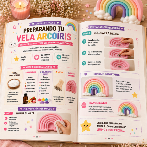 Producto - 10 Velas En Moldes, Que Podés Crear y Vender. - 5