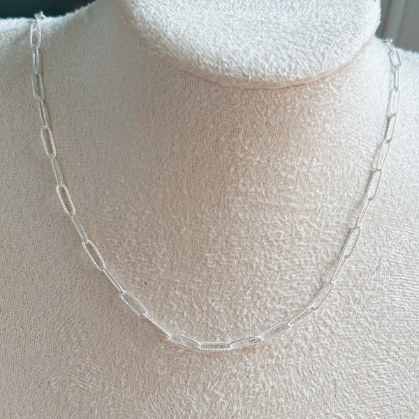 Producto - Cadena Mulan Laminada Plata 925 45cm - 1