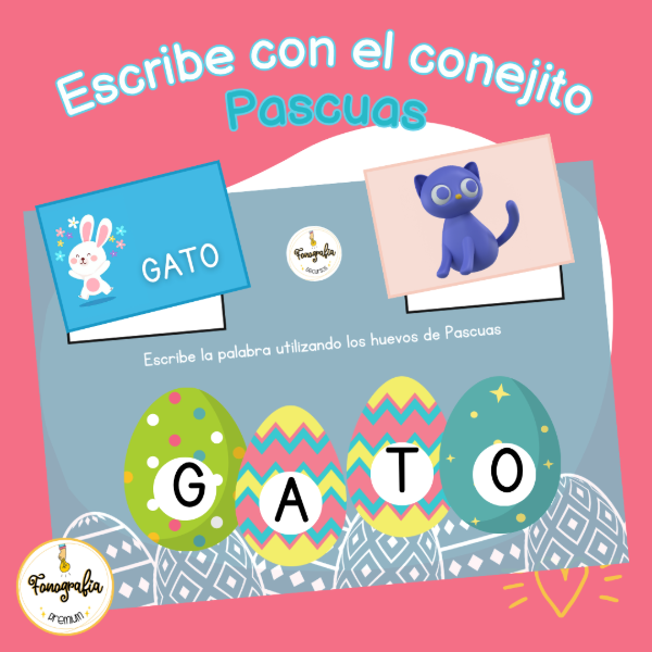 Producto - Escribe con el conejito de Pascuas