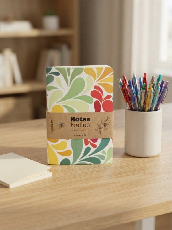 Producto - Libretita A6 / Arabescos  / Multicolor - 0