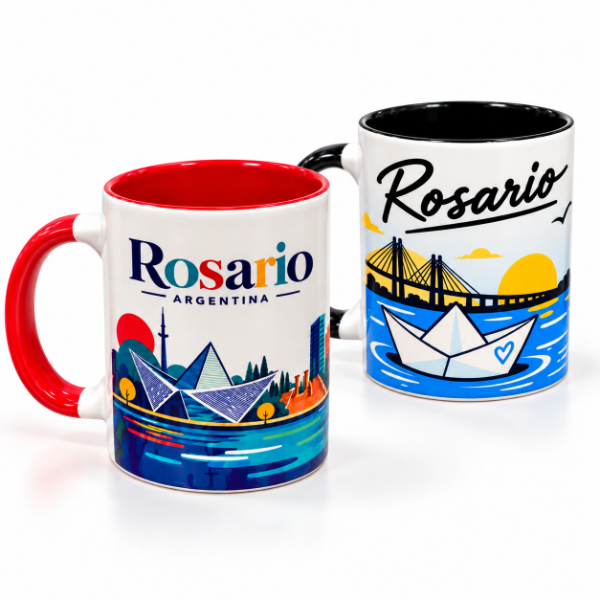 Producto - TAZA CERAMICA ROSARIO 2 MODELOS !