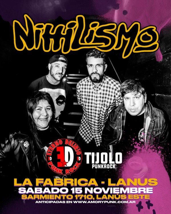 Producto - ENTRADA NIHILISMO EN LANUS 15.11