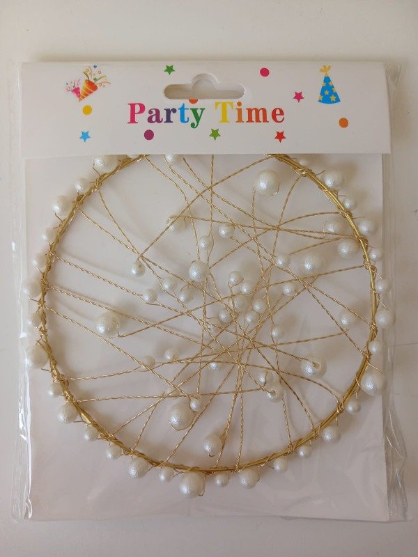 Producto - Cake Topper Corona c/Perlas Blancas