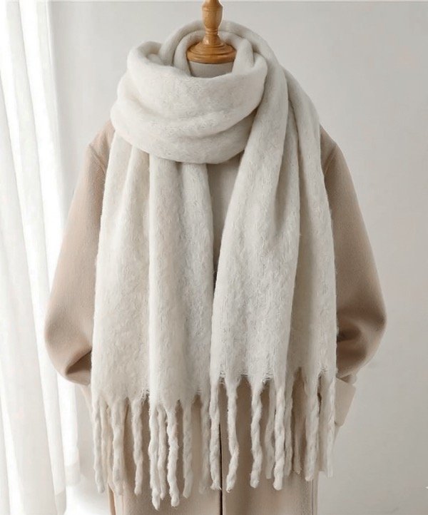 Producto - Bufandon blanco