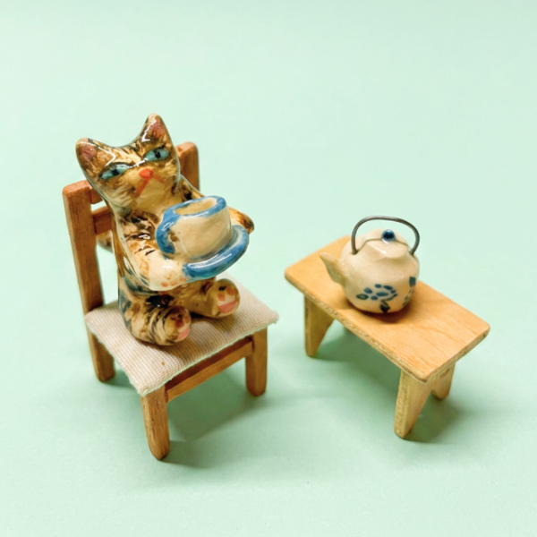 Producto - gatito toma té x verdeagua