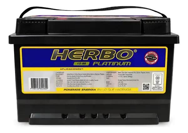 Producto - Bateria Herbo 12.80 Platinum Reforzada