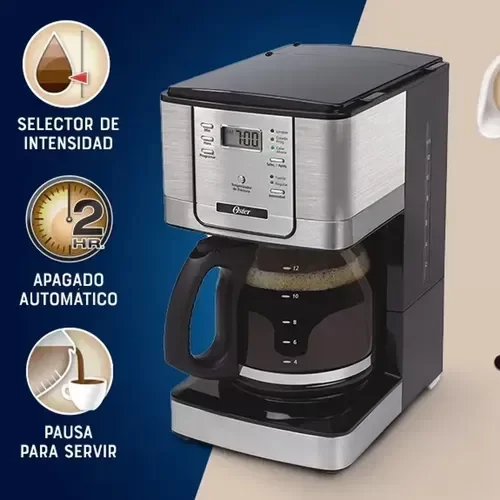 Producto - CAFETERA OSTER 12 TAZAS INOXIDABLE DC4401