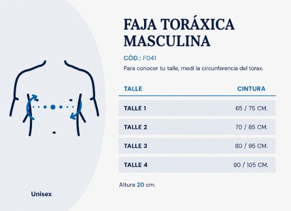Producto - Faja Torácica hombre Elástica - 3