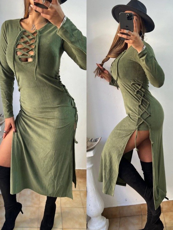 Producto - LINEA JOHA MAXI Vestido con Trenzas