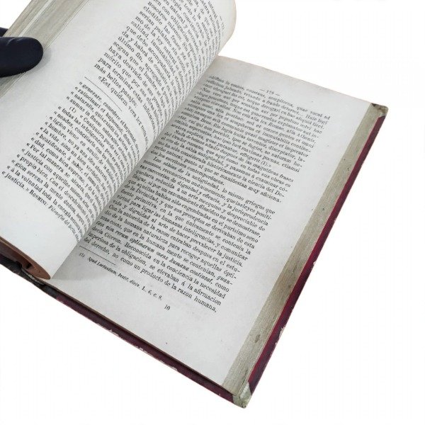 Producto - Libro Antiguo 1879-Pou y Ordinas-Prolegómenos del Derecho Natural-2da Edición - 7