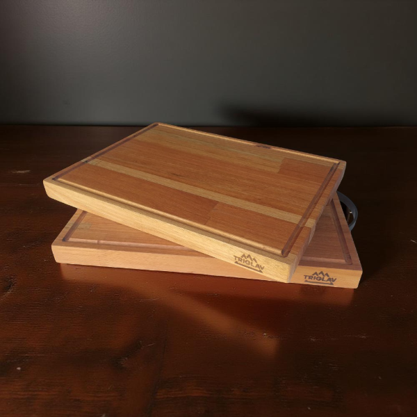 Producto - Combo tablas de picar: Manija metálica y calada