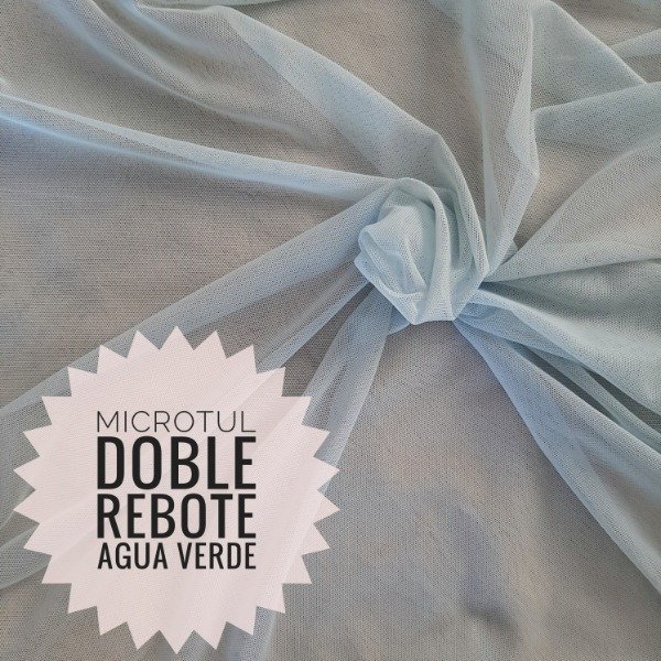Producto - Microtul doble rebote agua verde 1 m