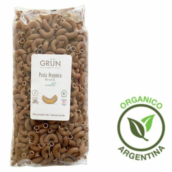 Producto - Fideos CODITO Integrales Orgánicos Grun 500 Grs
