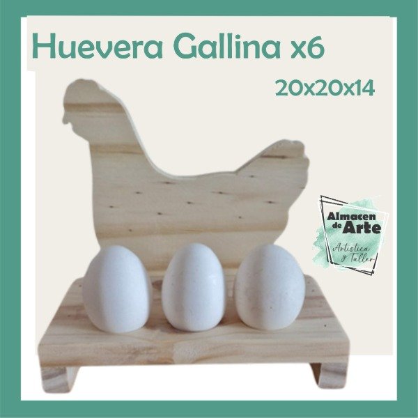 Producto - Huevera Gallina x6