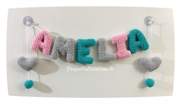 Producto - Cartel de 6 Letras con 4 adornos - 4